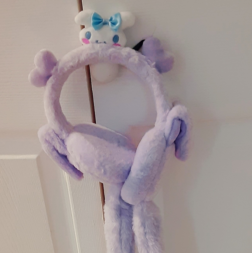 Earmuffs Robbit Jumping Earmuff Fluffy Kids Earmuffs W Lights Available In 3 C